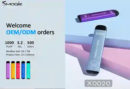 Welcome To Try Our X0020! Big Vapor, 1000 Puffs!